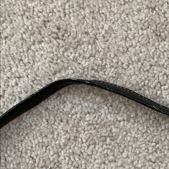 LOFT Black Leather Small Shoulder Purse - Picture 10 of 13